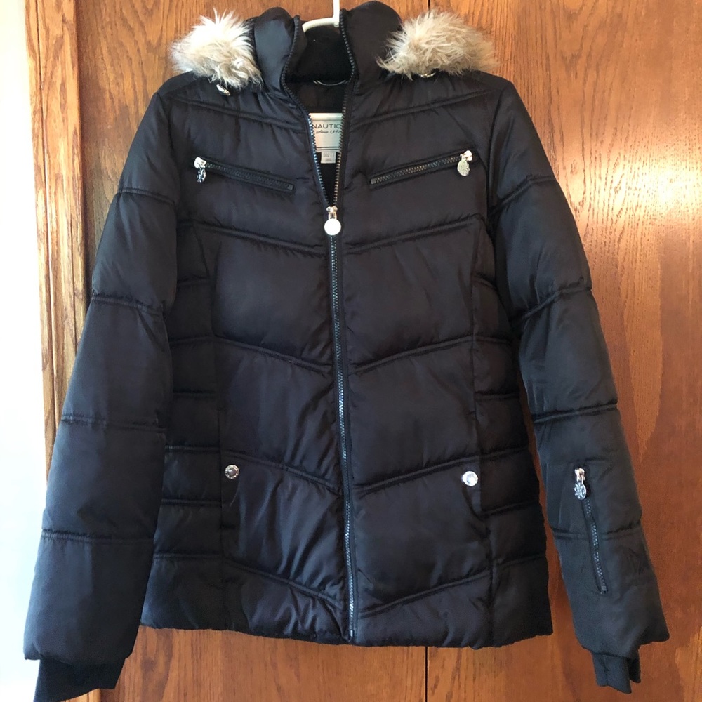 Nautica Faux Fur Winter Coat